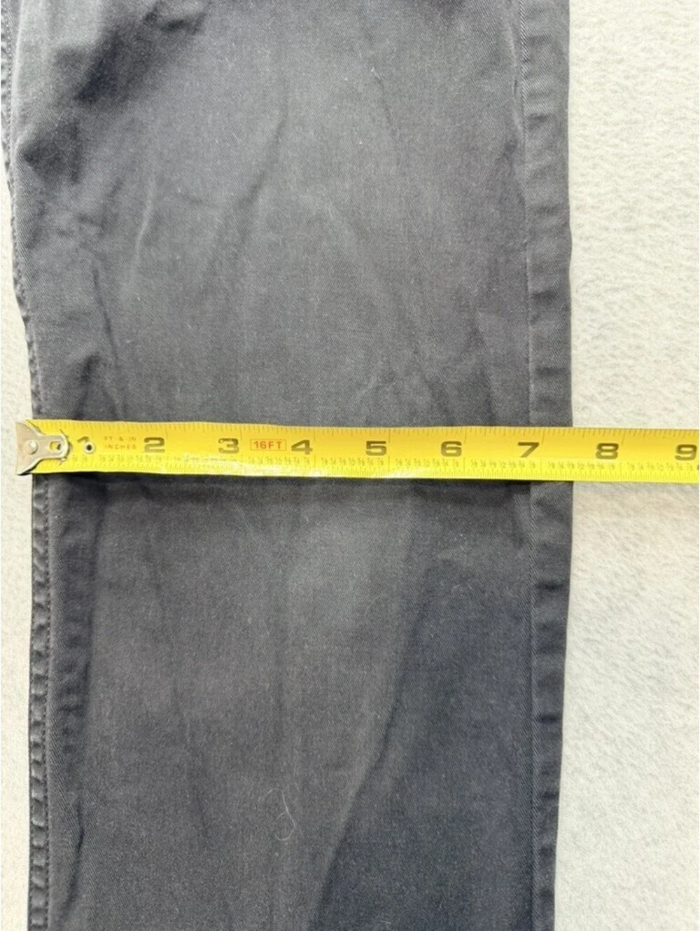 Levi's Mens Chino Pants 32x34 Black Flat Front Casual Work CW-4918